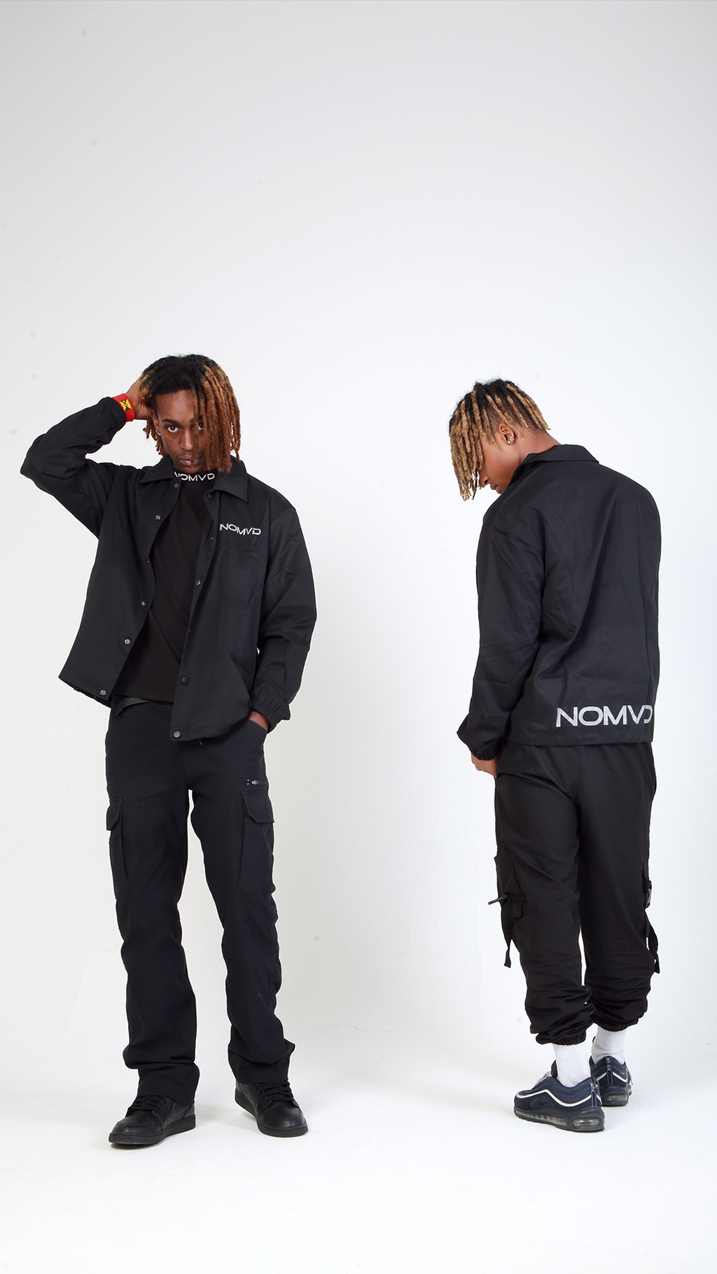 N0MVD Coach Jacket (Lightweight, Black)