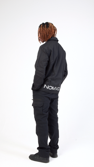 N0MVD Apparel Coach Jacket (Lightweight, Black)